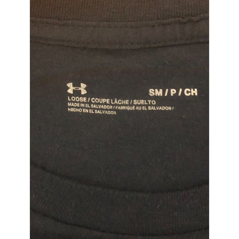 Under Armour Freedom Flag Shirt Mens Navy Blue Small - Picture 4 of 6